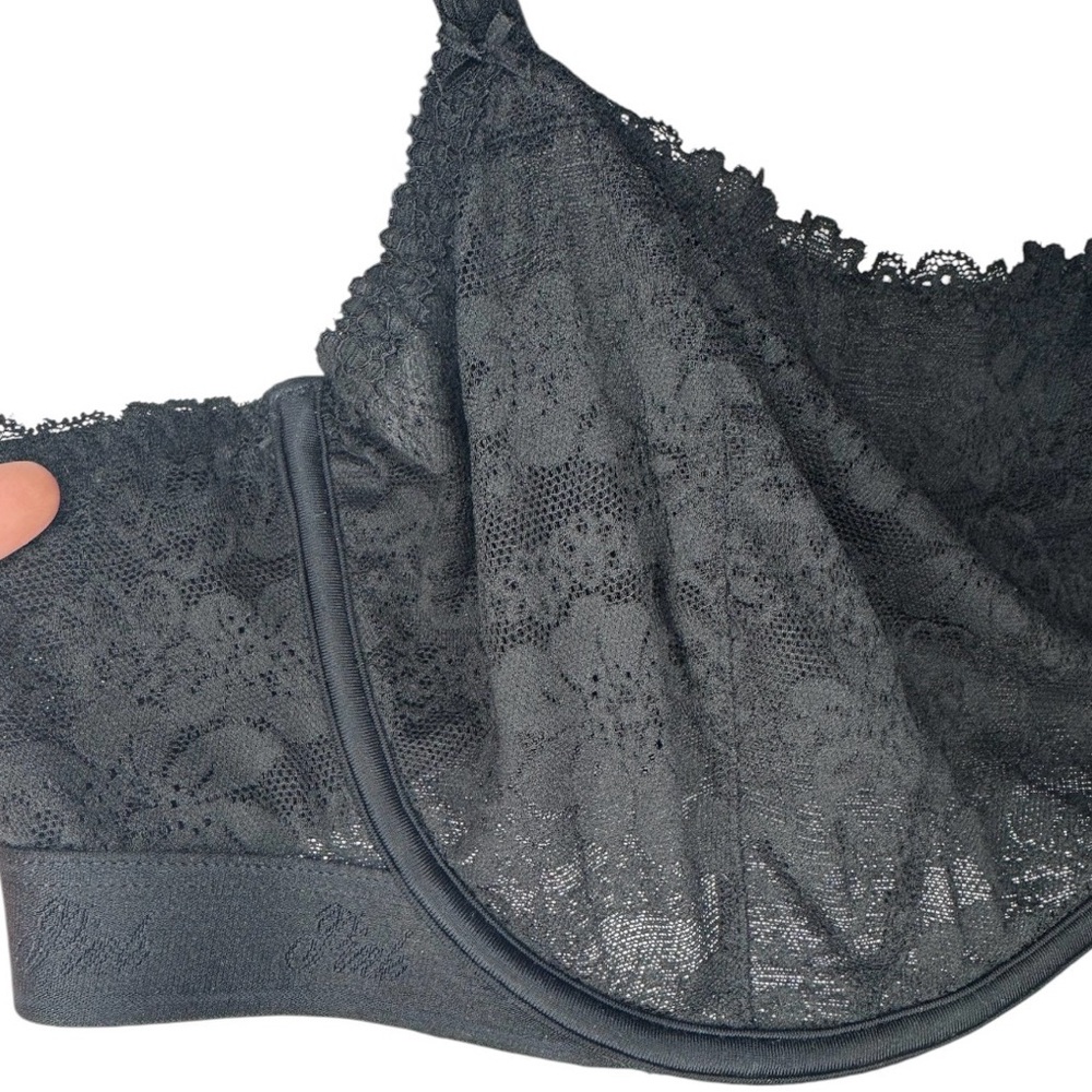PINK Victoria’s Secret Wink Unlined Lace Scoop Bra | Size XL - Picture 4 of 11